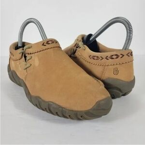 Brown slip in shoes for women